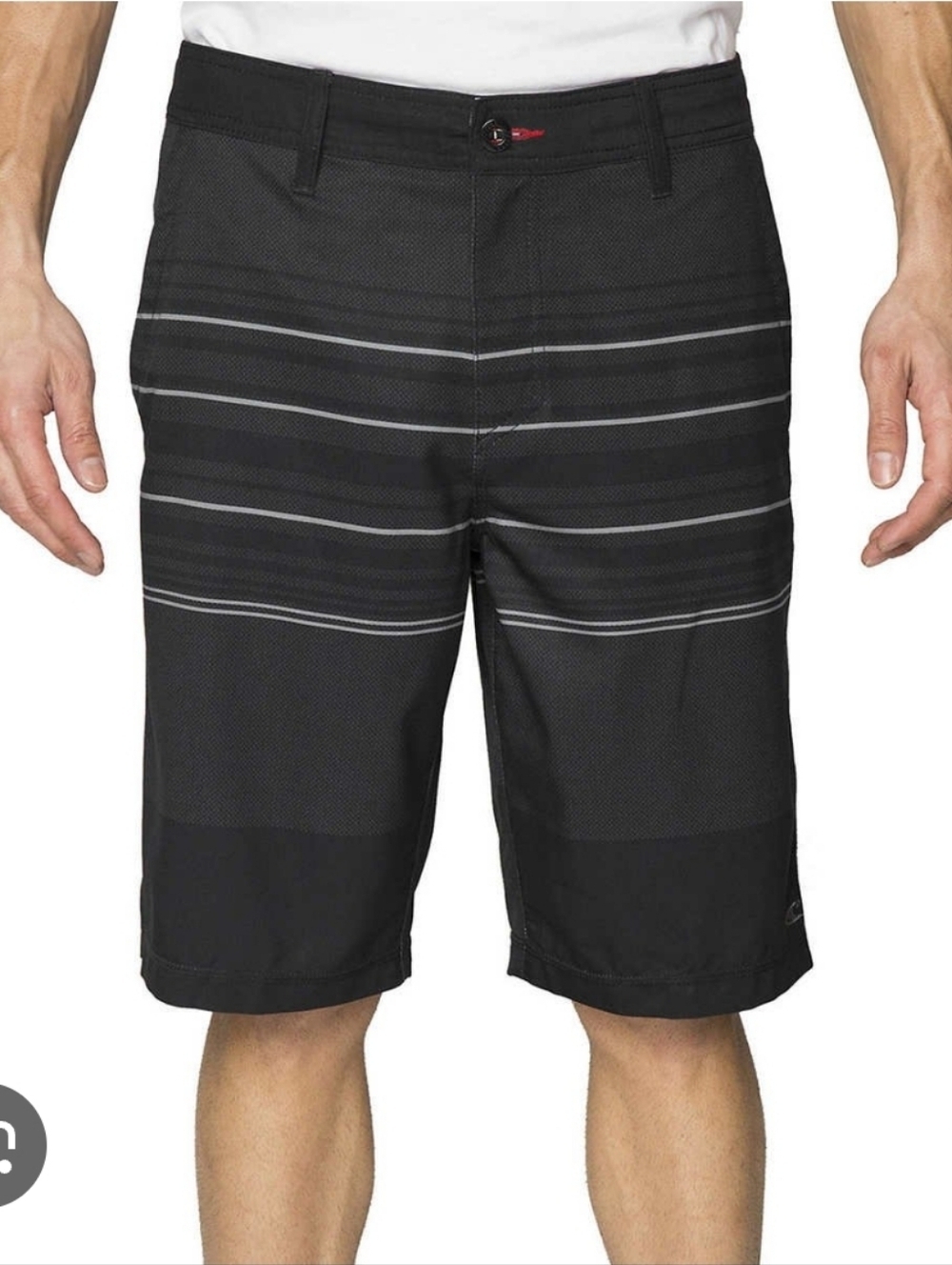 O'neill Hybrid Navy Striped Men's Board Shorts Size 36